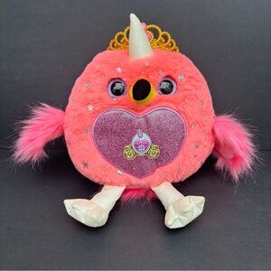 ZURU Rainbocorn Fairycorn Princess Pink Flamingo Plush Unicorn Wings Heart 11"